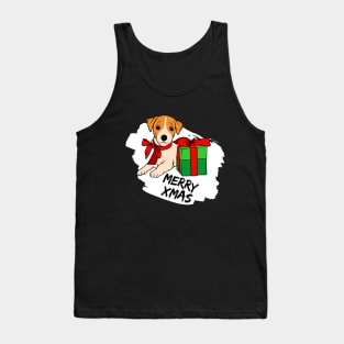 Christmas Dogs Merry Xmas T-Shirt T-Shirt No2 Tank Top